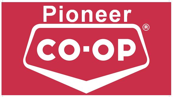 Pioneer Red on White Logo Lanyard